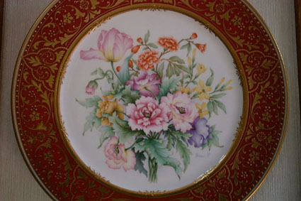 flowers (plate)